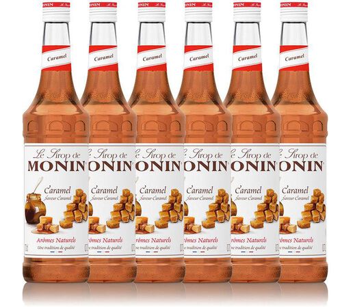 Sirop caramel + pompe doseuse 6 x 70cl - MONIN