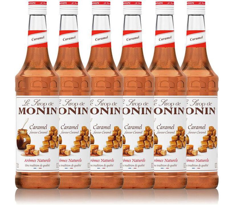 Sirop caramel + pompe doseuse 6 x 70cl - MONIN image number 0