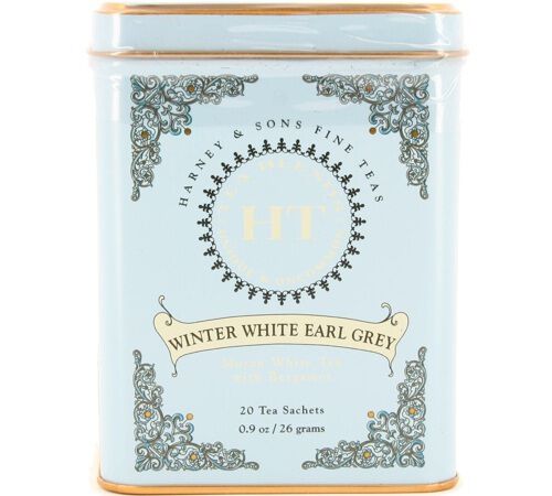 Harney & Sons 'Winter White Earl Grey' flavoured white tea - 20 sachets