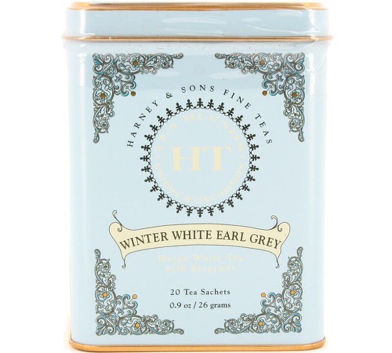 Harney & Sons 'Winter White Earl Grey' flavoured white tea - 20 sachets image number 0