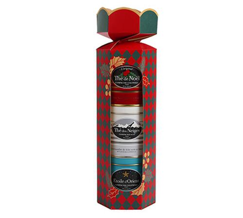 Discovery tea gift set by Compagnie Coloniale - &Eacute;toile d'Orient, Th&eacute; des Neiges, Th&eacute; de No&euml;l