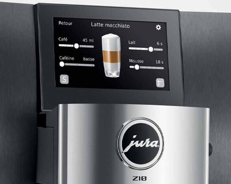 Expresso Broyeur JURA Z10 Diamond Black EB Smart Connect inclus image number 12