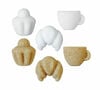 32 Sugar Cubes "Morning in Paris " Brioche, Croissant and Coffee Cup - Canasuc image number 3