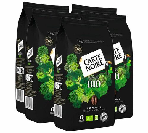 5 kg - Caf&eacute; en grain - Bio - CARTE NOIRE