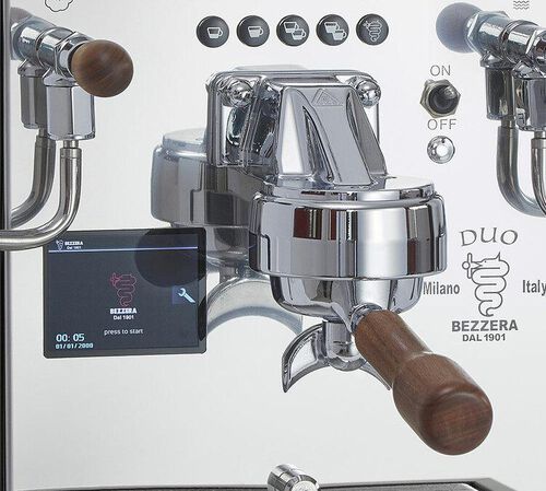 Machine expresso BEZZERA Duo DE inox et noir image number 1