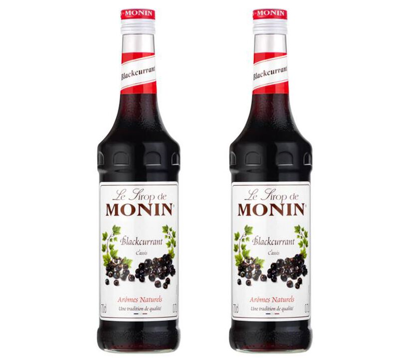 Sirop Monin - Cassis - 2 x 70cl image number 0