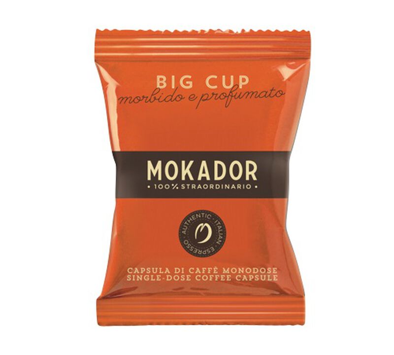 Capsules MyCaffe Big cup x100 (capsules FAP) - Mokador Castellari image number 0