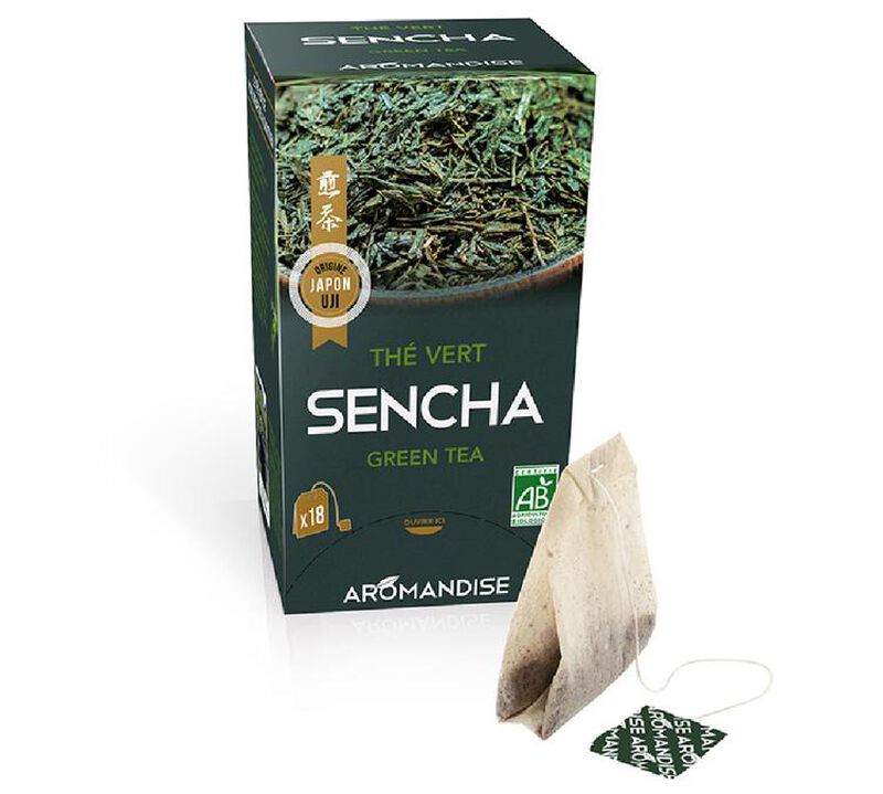 Aromandise Organic Sencha Tea from Uji x 18 tea infusion image number 0