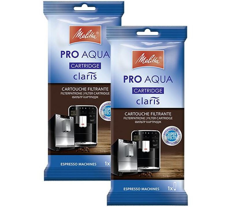 Melitta Pro Aqua Claris Water Filter Cartridge - x2 image number 0