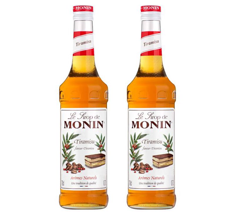 Sirop Monin - Tiramisu - 2 x 70 cl image number 0