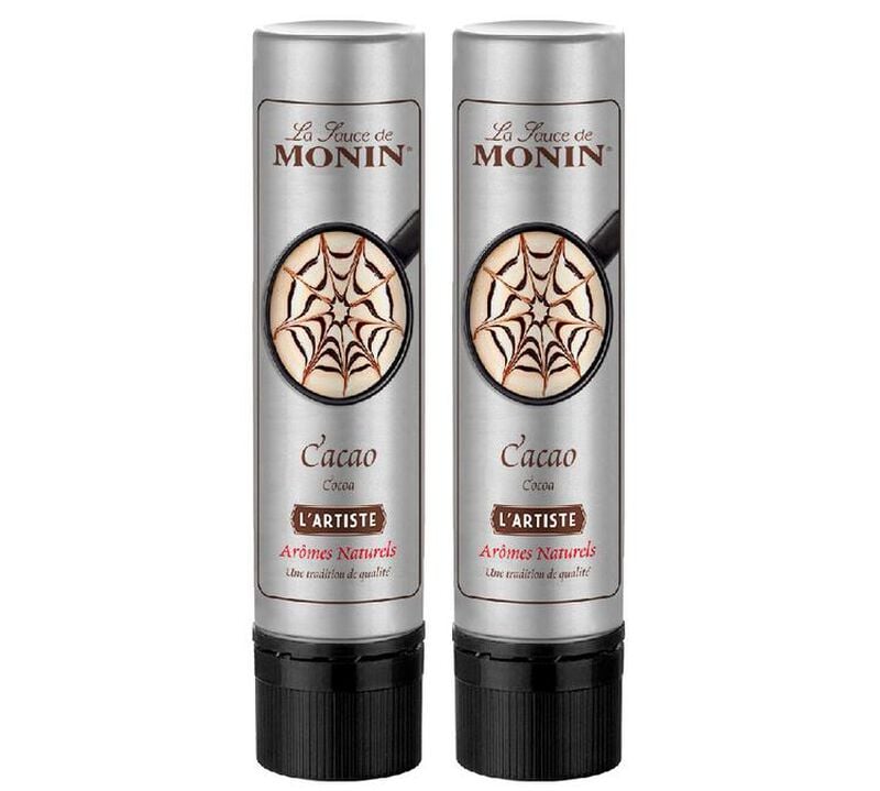 Lot de 2 sauces cacao pour d&eacute;coration 150 ml - L'Artiste de MONIN image number 0