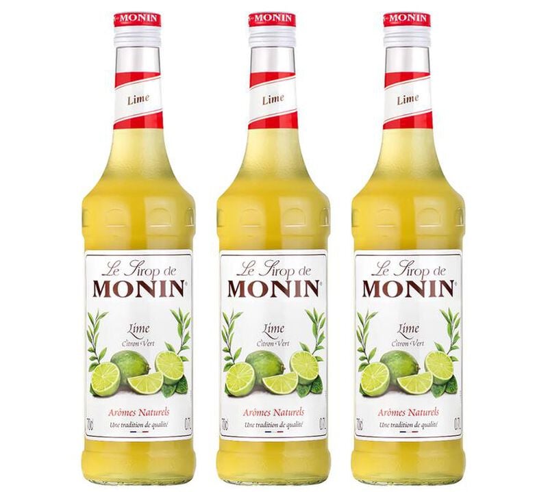 Lot de 3 Sirops - Citron vert - 3 x 70 cl - MONIN image number 0