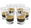 6 Caffeino espresso glasses 85ml - Bormioli Rocco image number 0