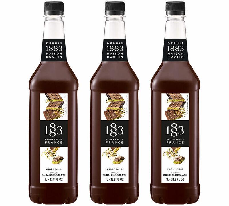 Sirop - Chocolat Duba&iuml; - 3 x 1 L - 1883 MAISON ROUTIN image number 0