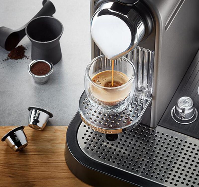 Nespresso* Original Compatible Capsules Kit + Coffee Grounds Bin &ndash; GEFU image number 3