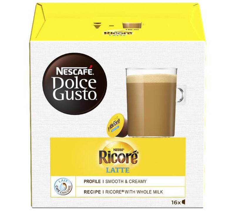 16 Ricore Latte Pods - NESCAFE* DOLCE GUSTO* image number 0