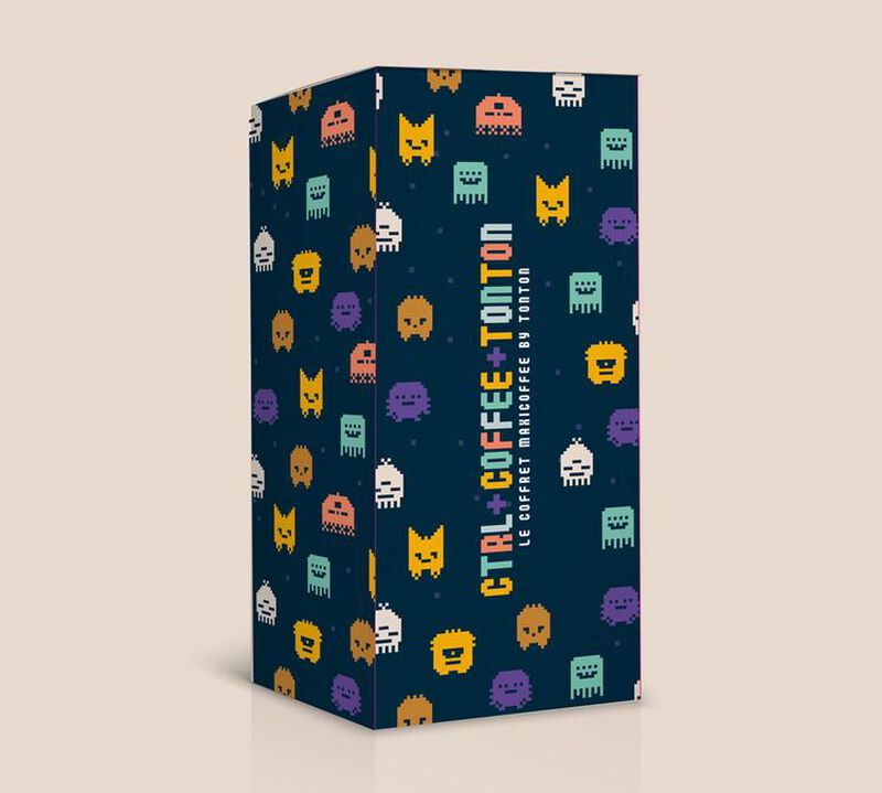Coffret caf&eacute; en grain ( 2 x 250 g ) et tumbler Collab Tonton - MAXICOFFEE image number 2