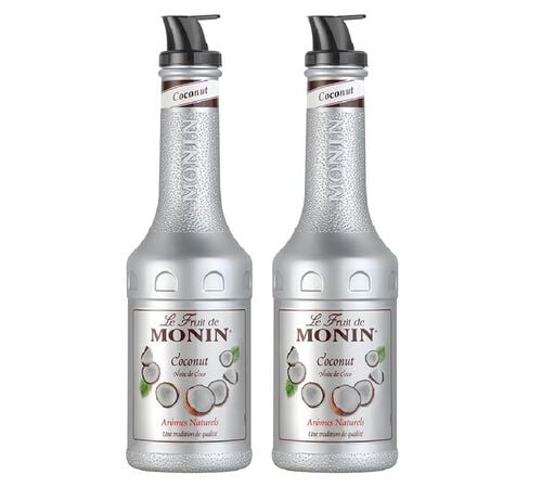 Lot de 2 pur&eacute;es de fruits 1L - Coco - MONIN