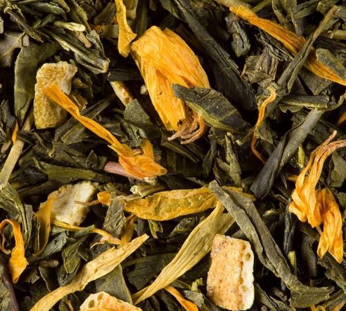 Th&eacute; Vert Dunes d'&Eacute;pices - Vrac 100 g - DAMMANN FR&Egrave;RES