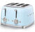 Toaster 4 tranches Ann&eacute;es 50 Bleu Azur - SMEG - Parfait &eacute;tat image