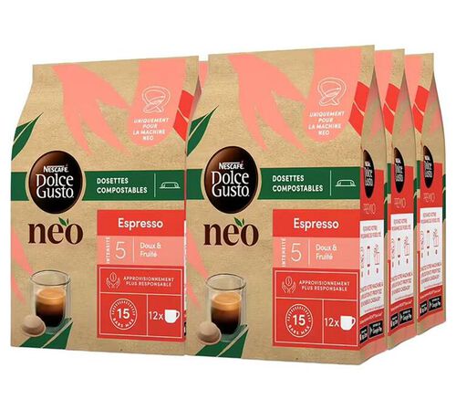 72 Dosettes Dolce Gusto Neo - Espresso