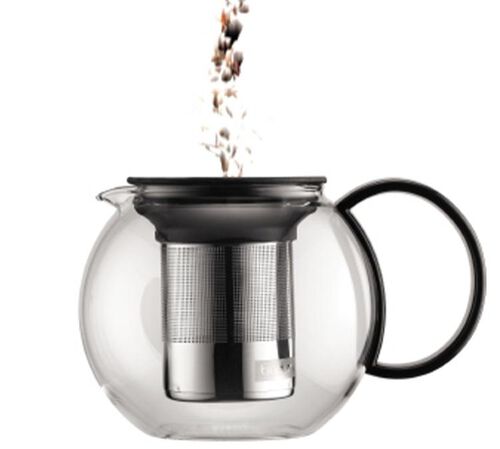 Th&eacute;i&egrave;re en verre et filtre inox 50cl BODUM Asssam image number 1