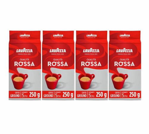 Lavazza Qualita Rossa Ground Coffee 4 x 250g