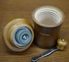 Hario Dome coffee grinder with natural wood image number 1