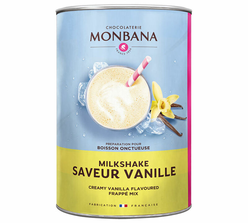 Monbana - Frapp&egrave; per milkshake alla vaniglia 1 kg image number 0