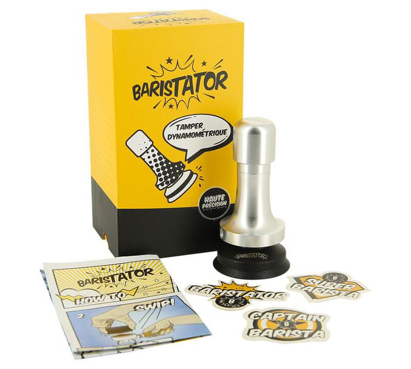 Baristator Antistatic Teflon Base Dynamometric Tamper - 58.6mm image number 0