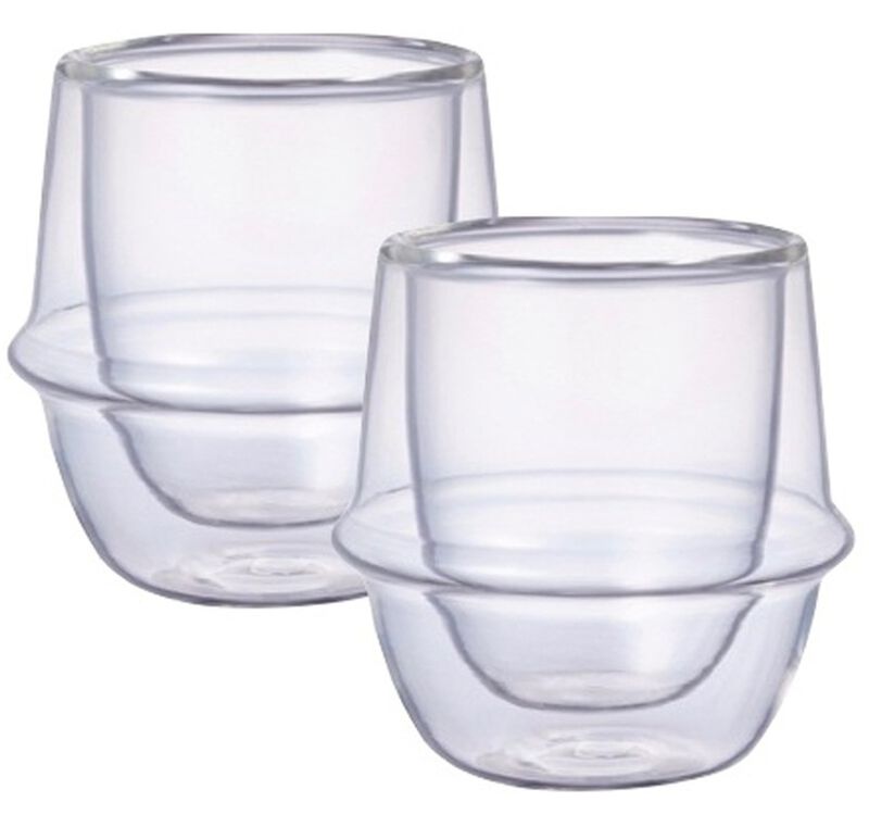 2 verres double paroi Kronos 8cl - KINTO image number 1