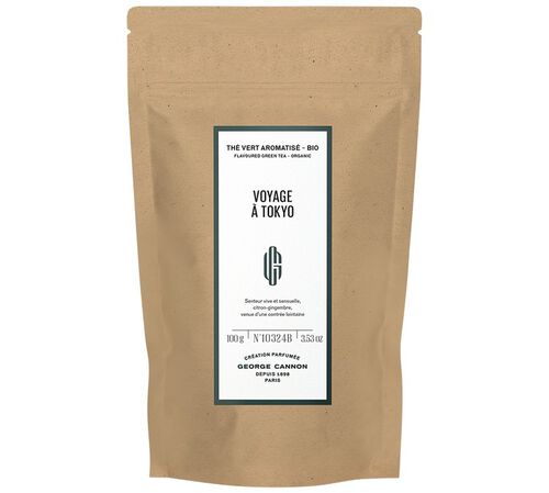 George Cannon "Voyage &agrave; Tokyo" organic fruity green tea - 100g loose leaf image number 1