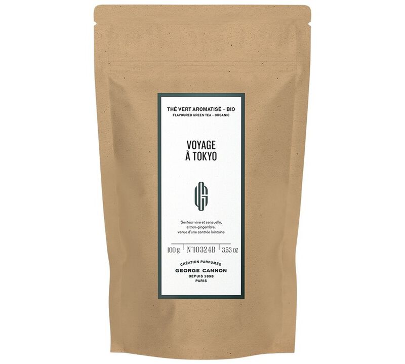 George Cannon "Voyage &agrave; Tokyo" organic fruity green tea - 100g loose leaf image number 1