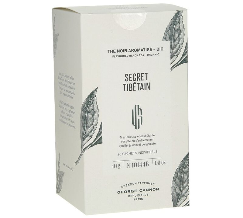 George Cannon 'Secret Tib&eacute;tain' organic flavoured tea blend x 20 sachets image number 0