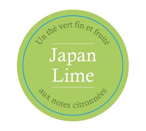 Japan Lime green tea - 20 chiffon tea bags - Comptoir Fran&ccedil;ais du Th&eacute; image number 2