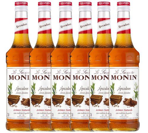 Sirop Sp&eacute;culoos + pompe doseuse 6 x 70 cl - MONIN