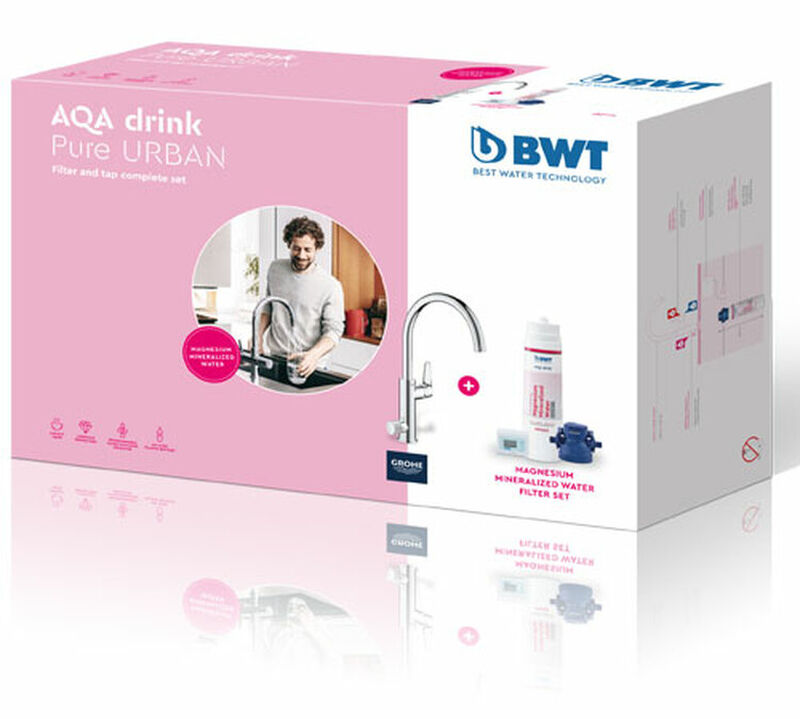 Tap Kit and Magnesium Water Filter - BWT Water+More - Magnesium Aqa drink Pure Urban Loft Set image number 1
