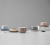 Viva Scandinavia -Tazza ceramica con piattino Hazy Blue 30 cl image number 2