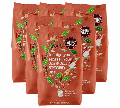 One and Only Spiced Chai Powder - 6 x 1kg