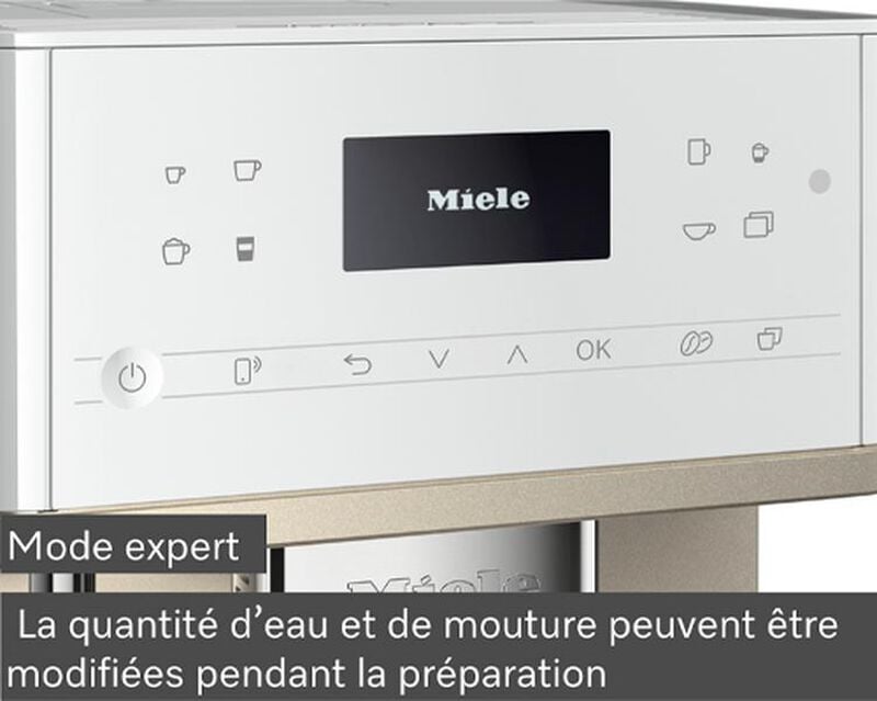 Expresso Broyeur MIELE CM6360 MilkPerfection BB CleanSteelMetallic image number 4