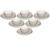 6 tasses Cappuccino + 6 sous tasses "Ivory" - 200 ml - Loveramics image
