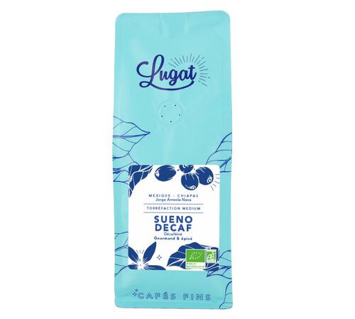 Lugat - Caff&egrave; macinato Decaffeinato - Sue&ntilde;o Decaf' - 250 g