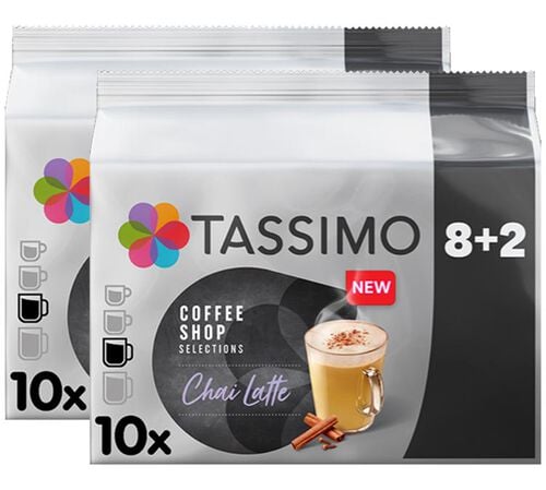 20 dosettes Tassimo Coffee Shop Chai Latte - TASSIMO