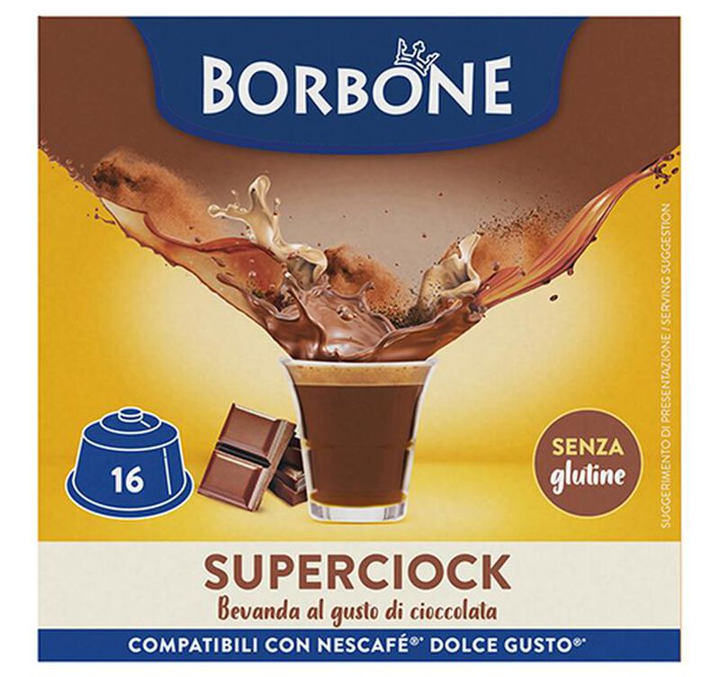 16 Nescaf&eacute;* Dolce Gusto* Compatible Pods Superciock &ndash; CAFFE BORBONE image number 4