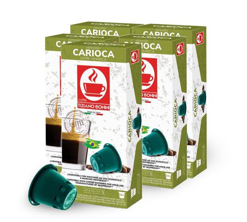Caff&egrave; Bonini Carioca coffee capsules compatible with Nespresso&reg; x 50