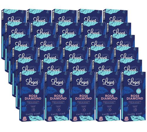 300 capsules compatibles Nespresso* Original Rose Diamond - CAF&Eacute;S LUGAT