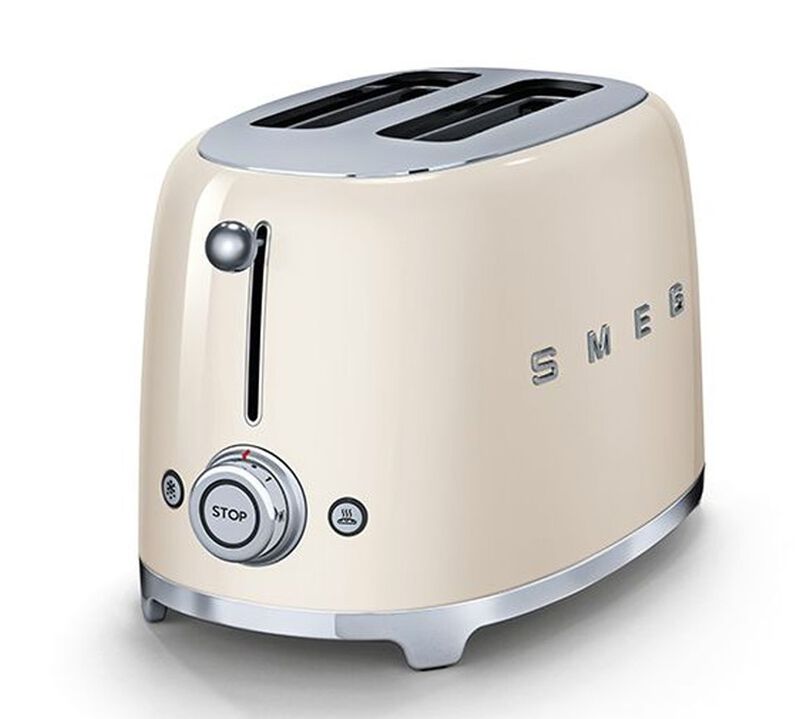 Grille-pain TSF01CREU 2 tranches Cr&egrave;me - SMEG image number 2
