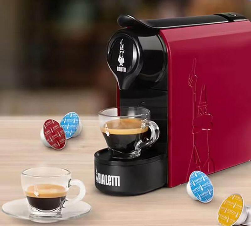 Machine &agrave; capsules CF90 GIOIA rouge + 64 capsules - BIALETTI image number 1