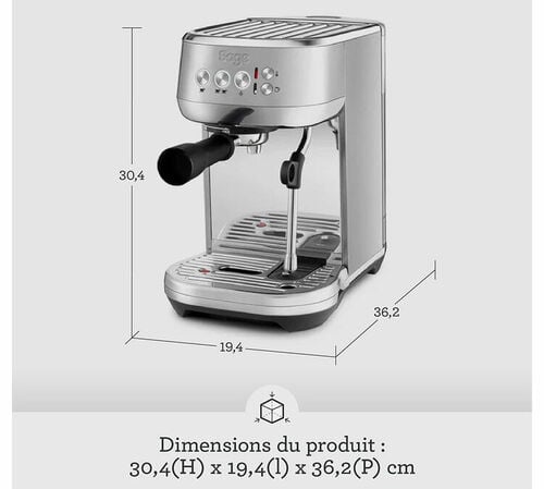 Machine expresso SAGE Bambino Plus SES500BSS4EEU1 inox image number 5