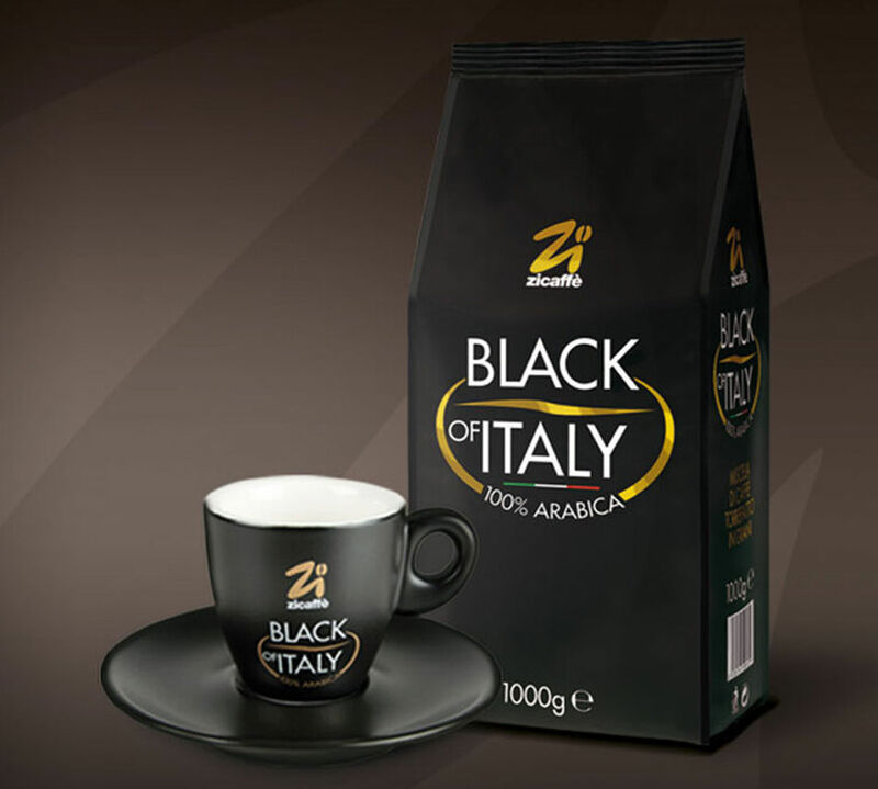 Zicaff&egrave; Coffee Beans Black of Italy 100% Arabica - 1kg image number 7